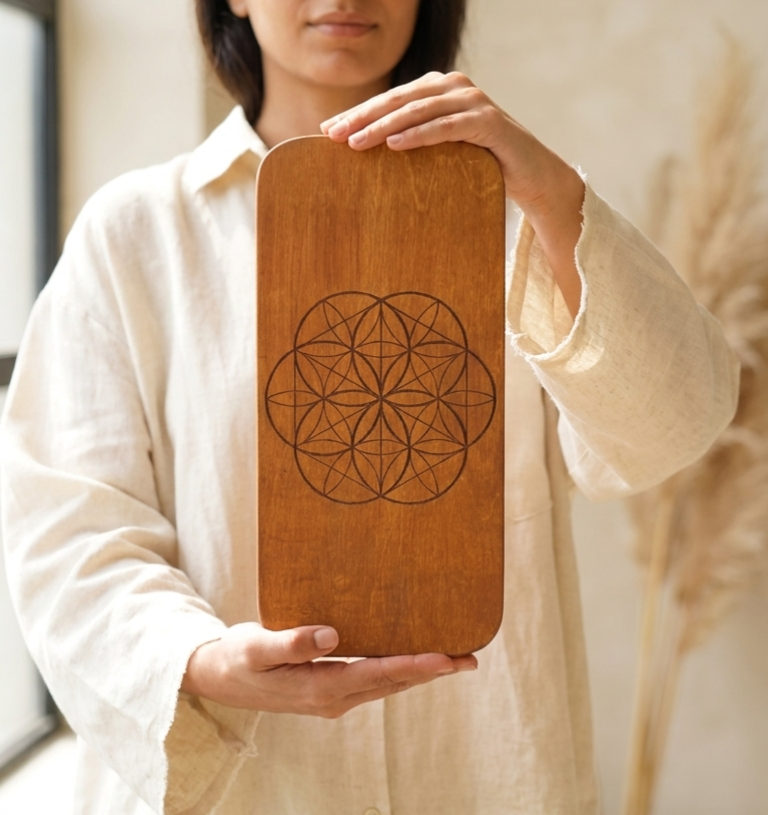 Agni Board acupressure nails close-up